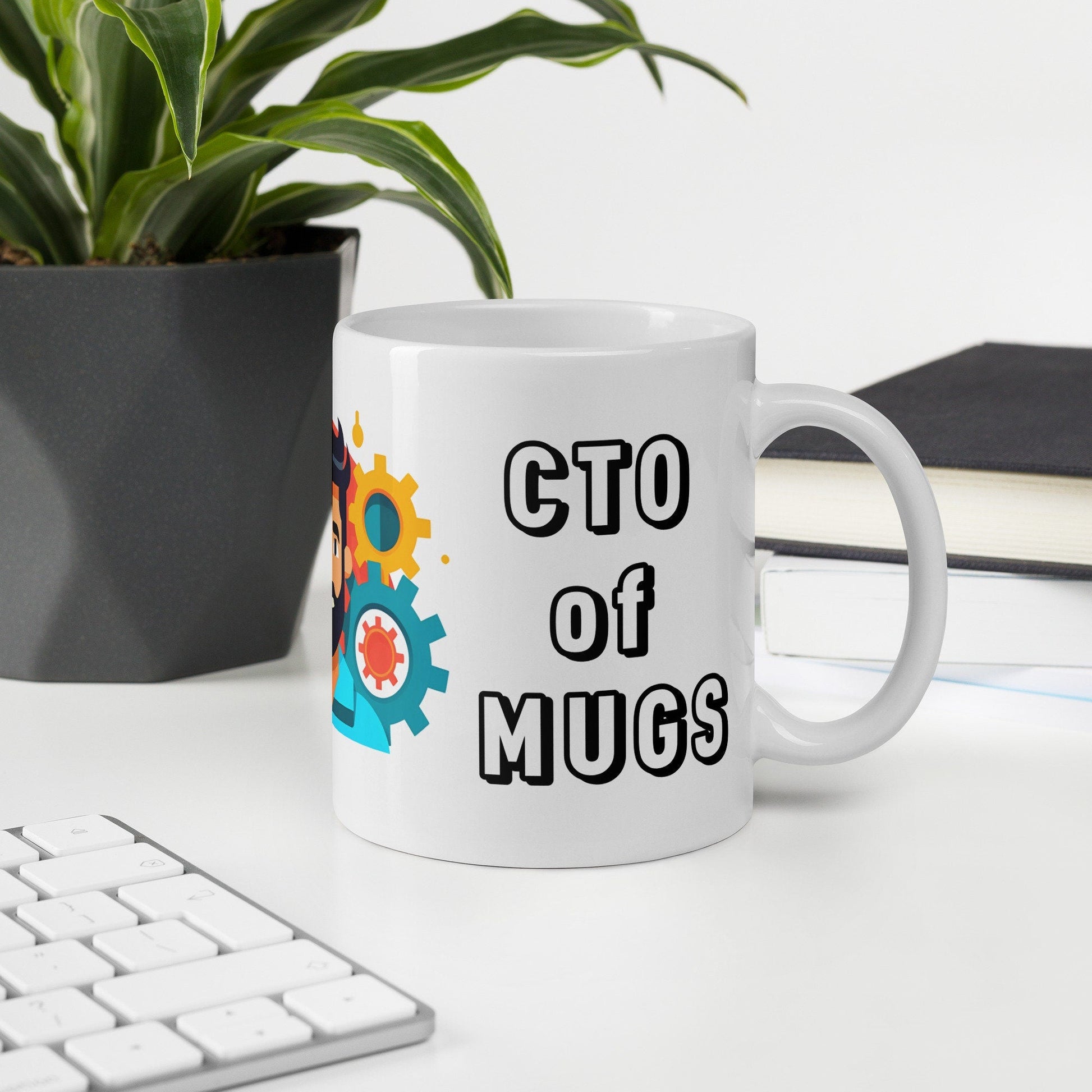 The “CTO of Mugs” | CTO Mug | Funny Work Mug | Funny Coffee Mug | Gift For Coworker | Workplace Gift - Raiden Gate Design