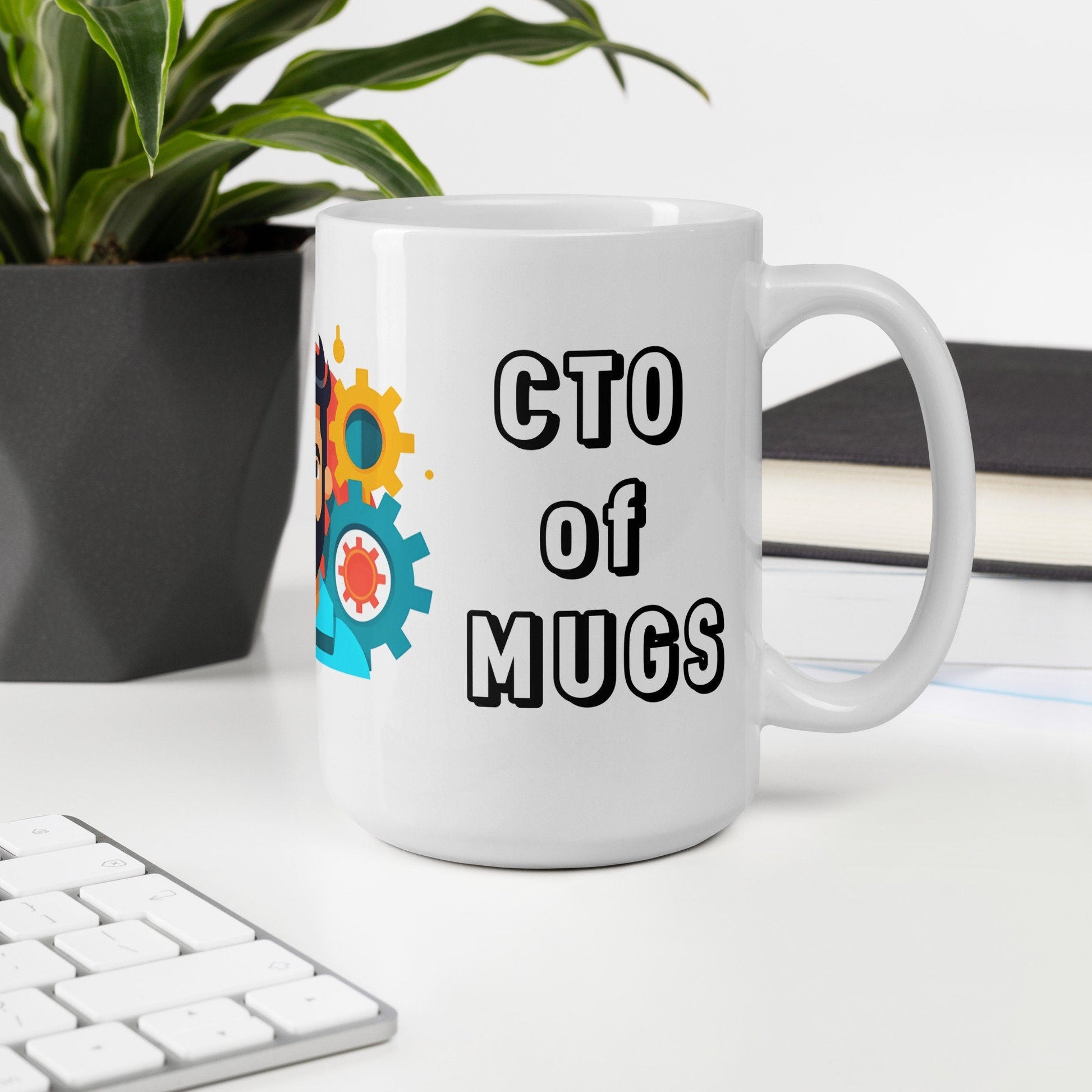 The “CTO of Mugs” | CTO Mug | Funny Work Mug | Funny Coffee Mug | Gift For Coworker | Workplace Gift - Raiden Gate Design
