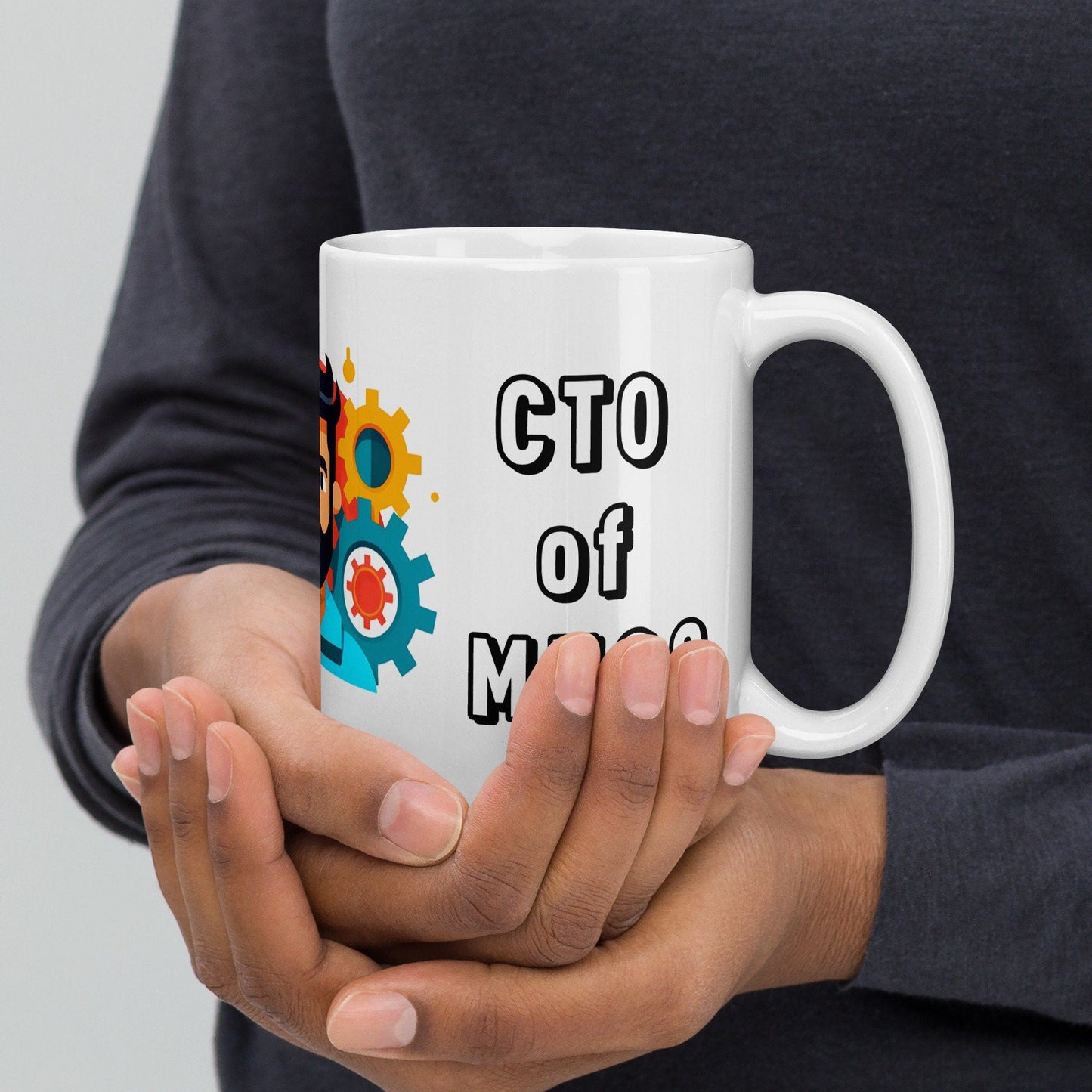The “CTO of Mugs” | CTO Mug | Funny Work Mug | Funny Coffee Mug | Gift For Coworker | Workplace Gift - Raiden Gate Design