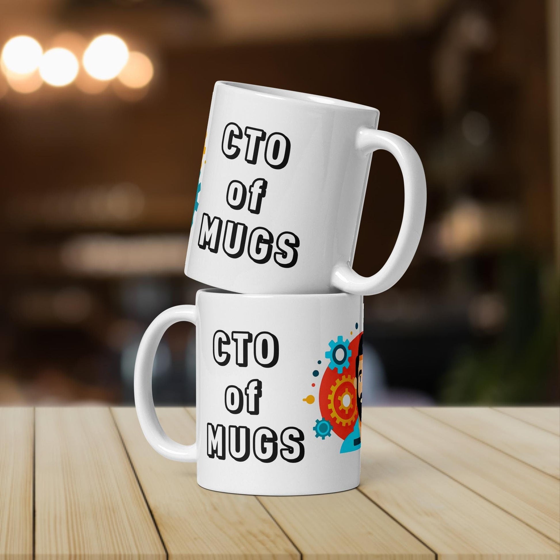 The “CTO of Mugs” | CTO Mug | Funny Work Mug | Funny Coffee Mug | Gift For Coworker | Workplace Gift - Raiden Gate Design