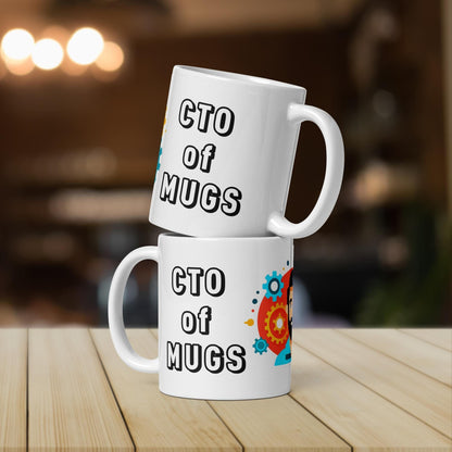The “CTO of Mugs” | CTO Mug | Funny Work Mug | Funny Coffee Mug | Gift For Coworker | Workplace Gift - Raiden Gate Design