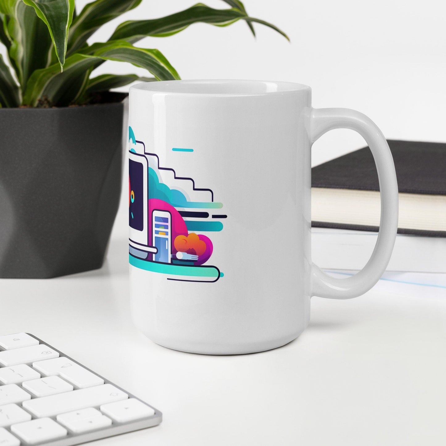 The Desktop PC | Funny Work Mug | Funny Coffee Mug | Gift For Coworker | Workplace Gift - Raiden Gate Design