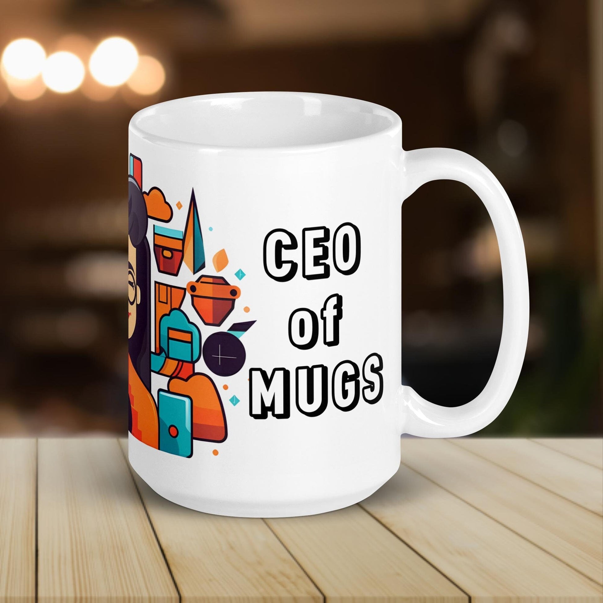 The Female “CEO of Mugs” | CEO Mug | Funny Work Mug | Funny Coffee Mug | Gift For Coworker | Workplace Gift - Raiden Gate Design