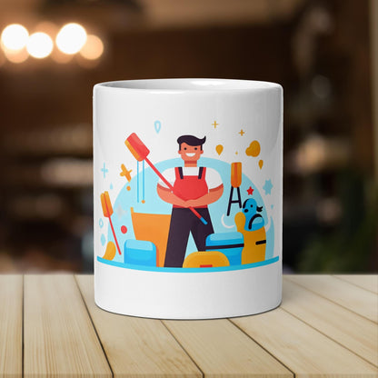 The Janitor | Funny Work Mug | Funny Coffee Mug | Gift For Coworker | Workplace Gift - Raiden Gate Design