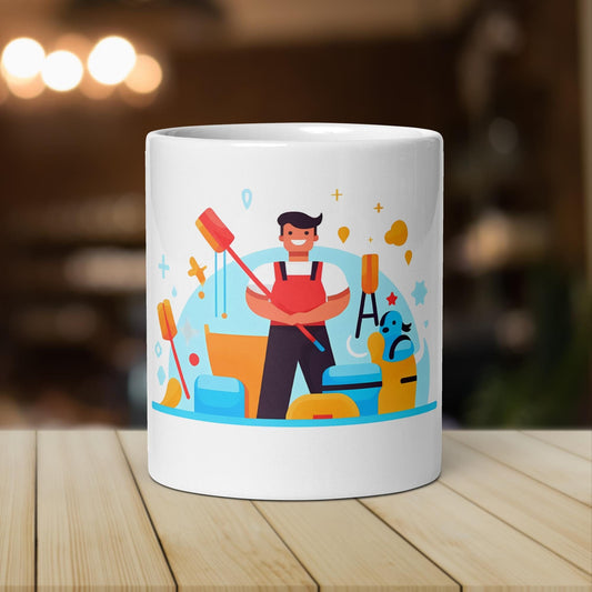 The Janitor | Funny Work Mug | Funny Coffee Mug | Gift For Coworker | Workplace Gift - Raiden Gate Design