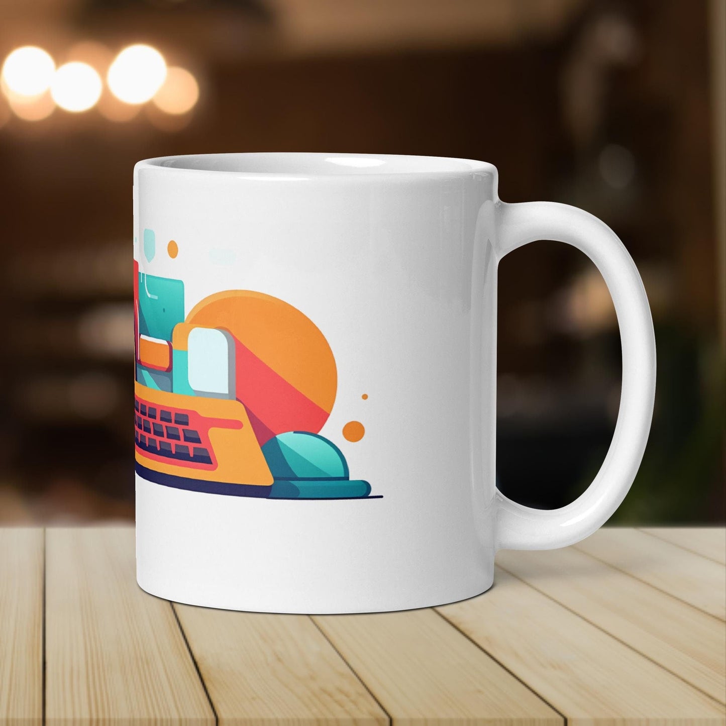The Keyboard and Mouse | Funny Work Mug | Funny Coffee Mug | Gift For Coworker | Workplace Gift - Raiden Gate Design