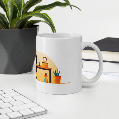 The Office Desk | Funny Work Mug | Funny Coffee Mug | Gift For Coworker | Workplace Gift - Raiden Gate Design