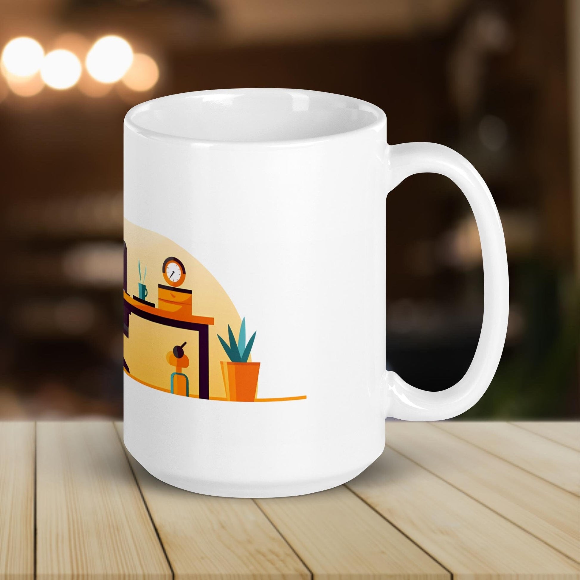 The Office Desk | Funny Work Mug | Funny Coffee Mug | Gift For Coworker | Workplace Gift - Raiden Gate Design