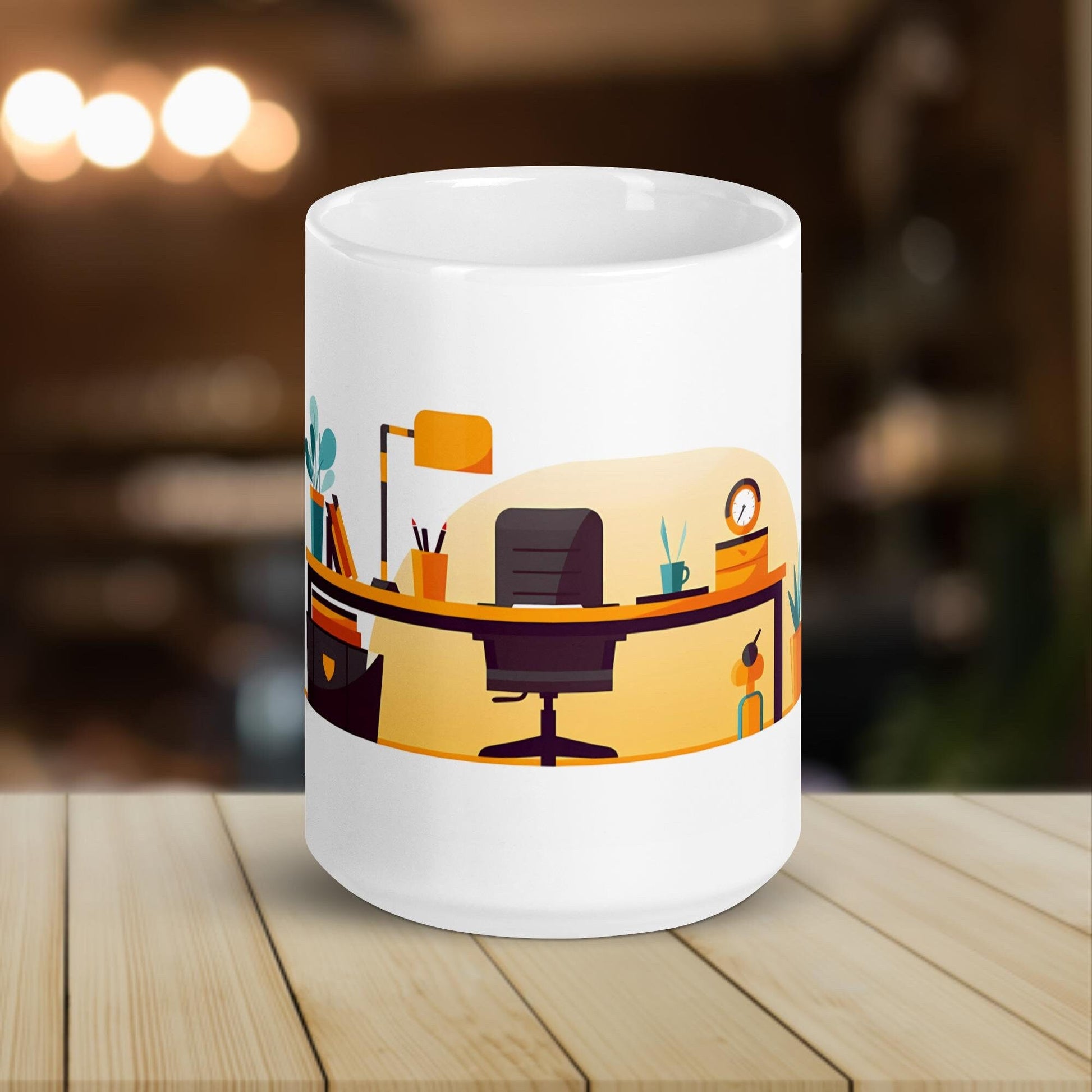 The Office Desk | Funny Work Mug | Funny Coffee Mug | Gift For Coworker | Workplace Gift - Raiden Gate Design