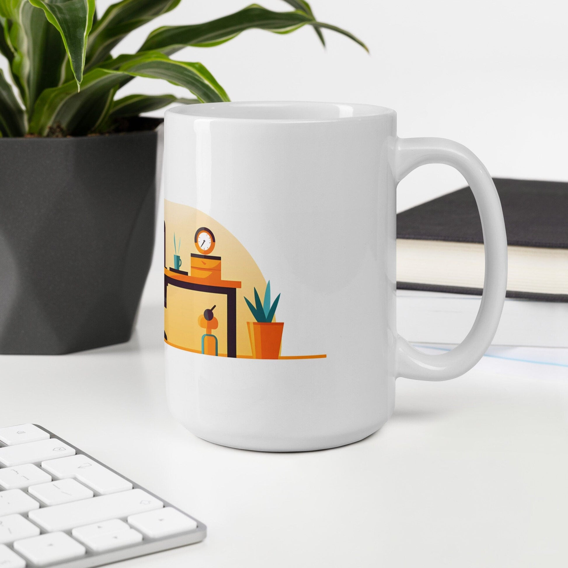 The Office Desk | Funny Work Mug | Funny Coffee Mug | Gift For Coworker | Workplace Gift - Raiden Gate Design
