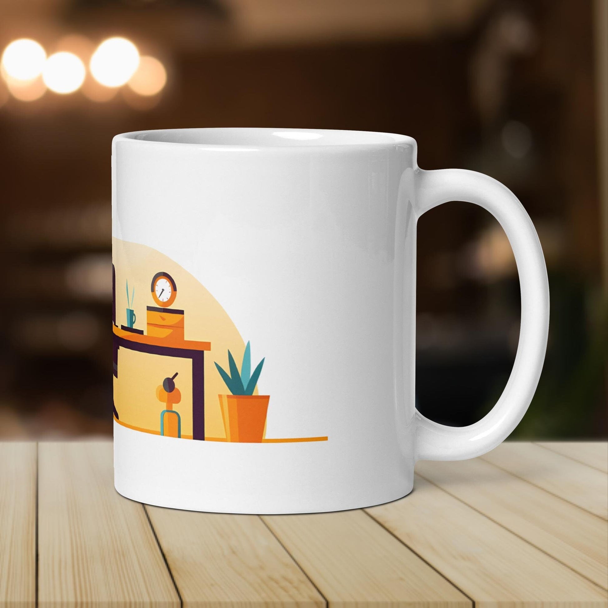 The Office Desk | Funny Work Mug | Funny Coffee Mug | Gift For Coworker | Workplace Gift - Raiden Gate Design