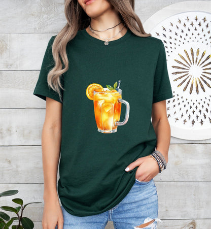 Time Machine Cocktail Groom or Bride Cocktail Bar Shirt - Minimalist Aesthetic T-Shirt for Bachelor or Hen Party - Fun and Chic Design - Raiden Gate Design