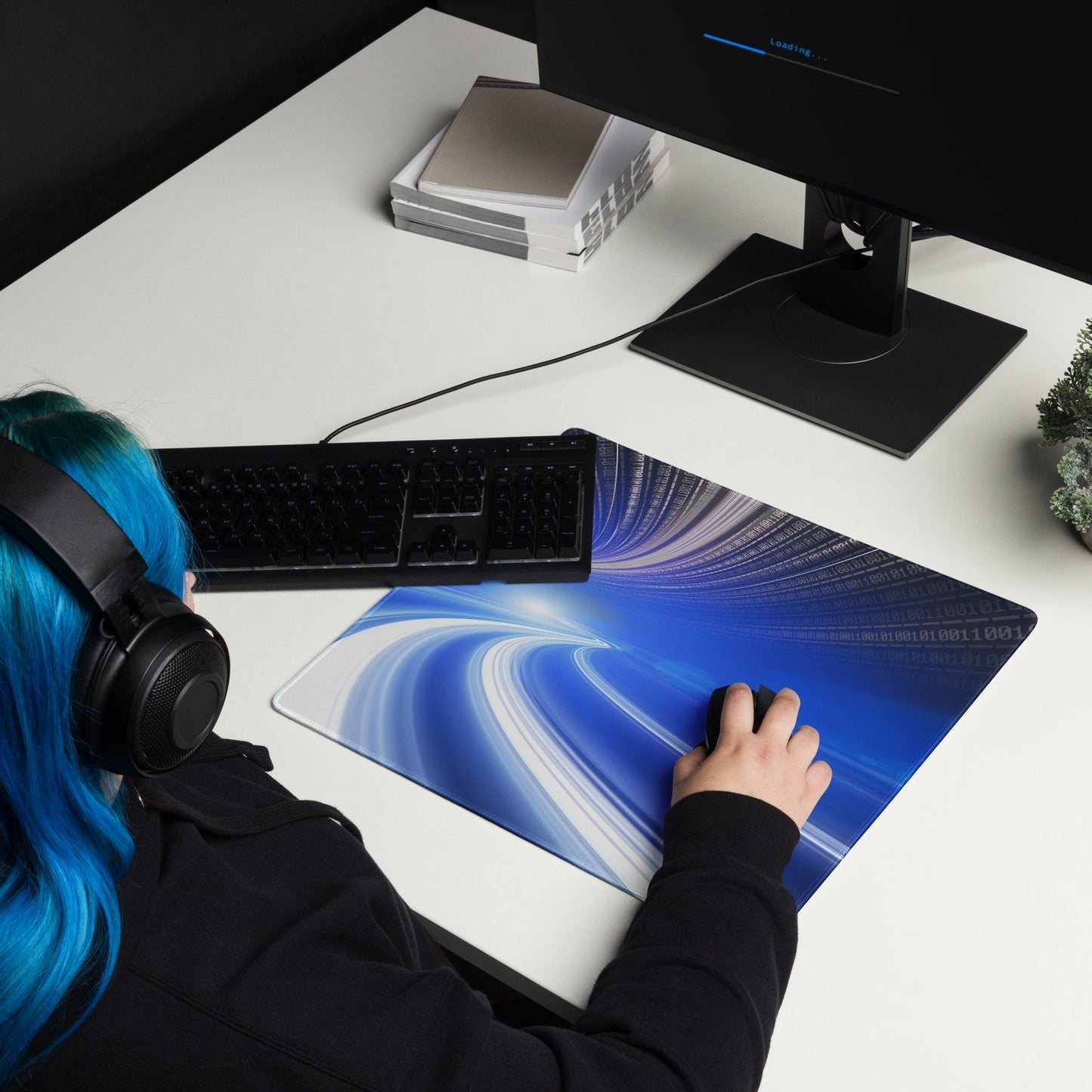 Time Travel Gaming Mousepad | Desk Mat | Gamer Gift | Desk Accessories | Large Mouse Pad - Raiden Gate Design