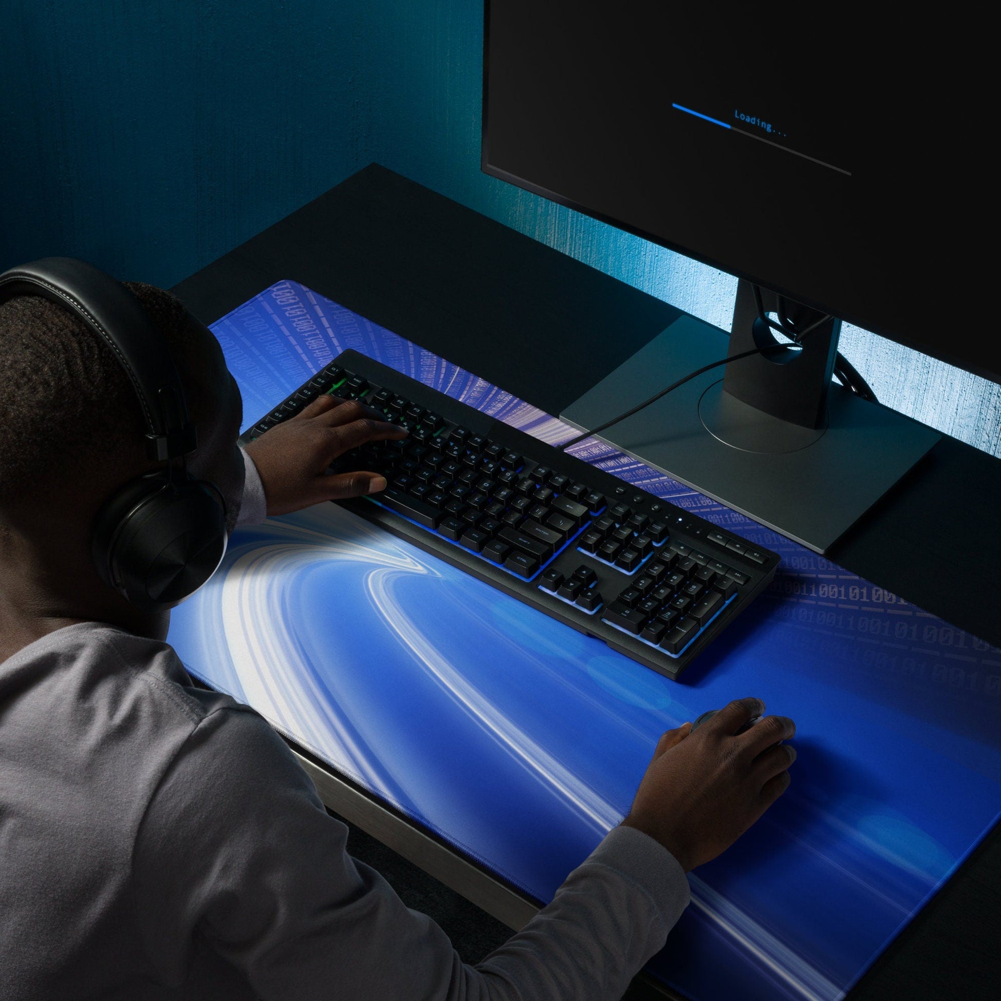 Time Travel Gaming Mousepad | Desk Mat | Gamer Gift | Desk Accessories | Large Mouse Pad - Raiden Gate Design