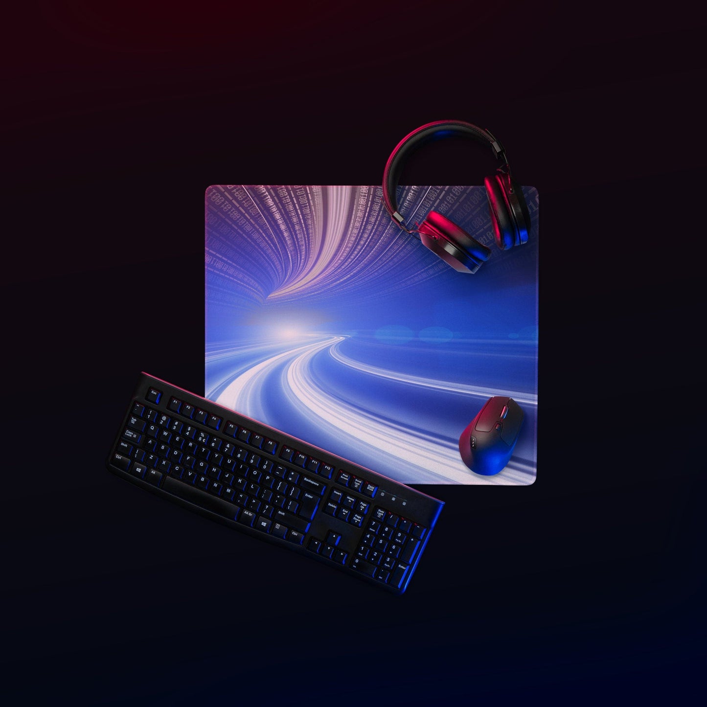 Time Travel Gaming Mousepad | Desk Mat | Gamer Gift | Desk Accessories | Large Mouse Pad - Raiden Gate Design