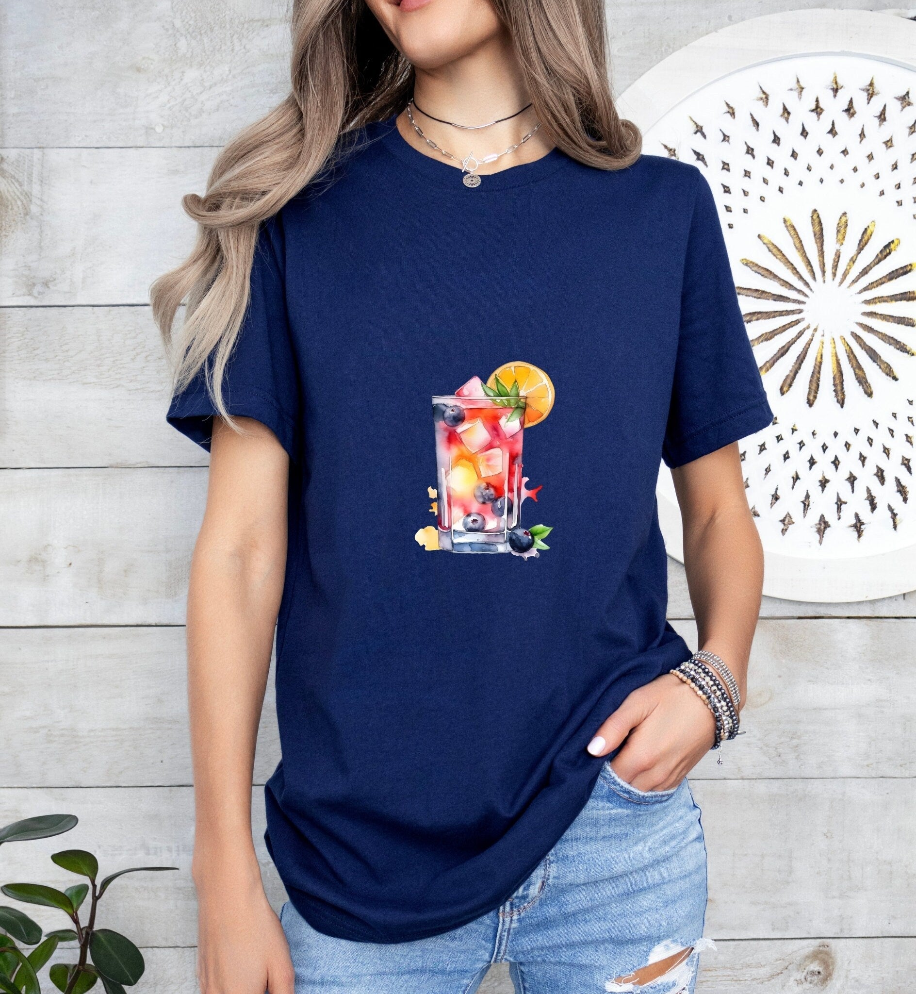 Tom Collins Cocktail Groom or Bride Cocktail Bar Shirt - Minimalist Aesthetic T-Shirt for Bachelor or Hen Party - Fun and Chic Design - Raiden Gate Design