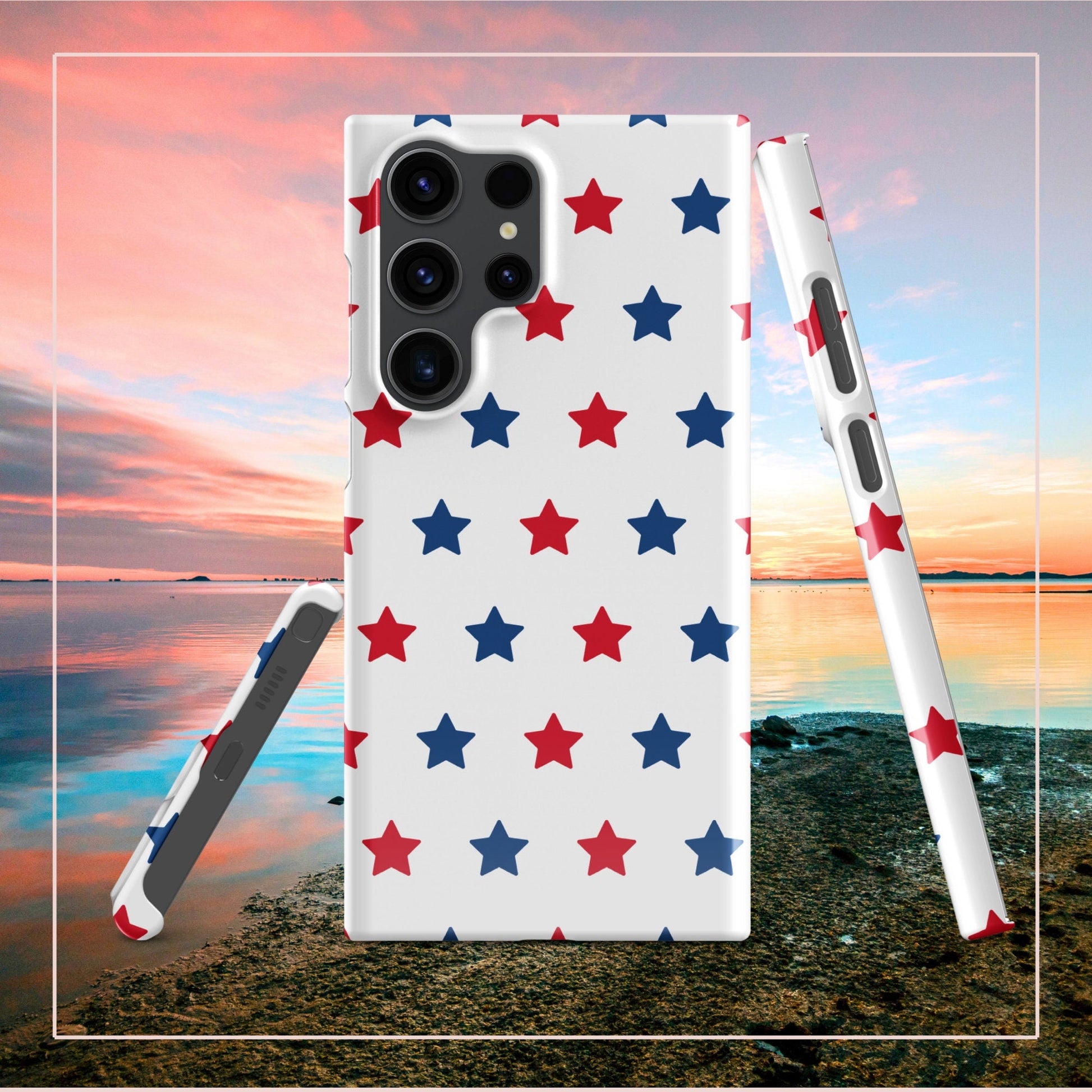 USA Flag Stars Samsung Galaxy S24 Ultra Case - Patriotic Design - Raiden Gate Design