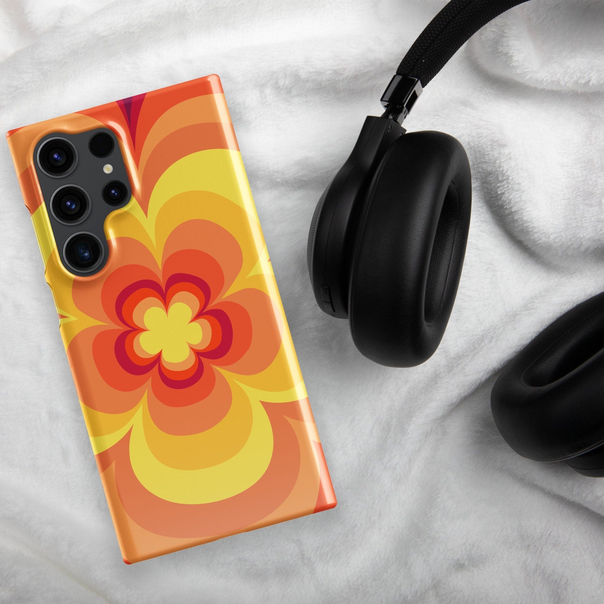 Vibrant Yellow Flowers Samsung Galaxy S24 Ultra Case - Floral Phone Cover - Raiden Gate Design